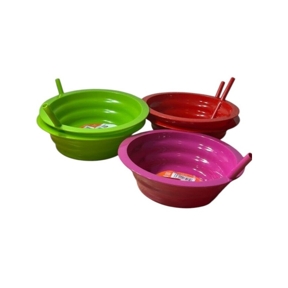 Arrow Sip-A-Bowl, 5 Pack Assorted Colors - 22oz